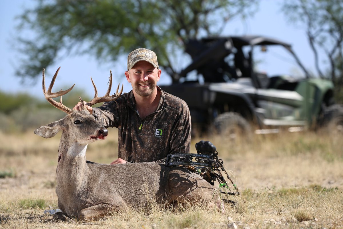 YamahaOutdoors's tweet photo. Wrapping up #whitetail week w/ success! Congrats to 7x @ATVMXdotcom champ @wienen44, 6x @GNCCRacing champ @Walker_Fowler, Will Brantley of @FieldandStream, &amp; #TurkeyBassSmash titleholder @Newby224 w/ #Yamaha on the great Texas bucks!
#REALizeYourAdventure #RMAX1000 #WolverineX4 https://t.co/UdqCRobZDx