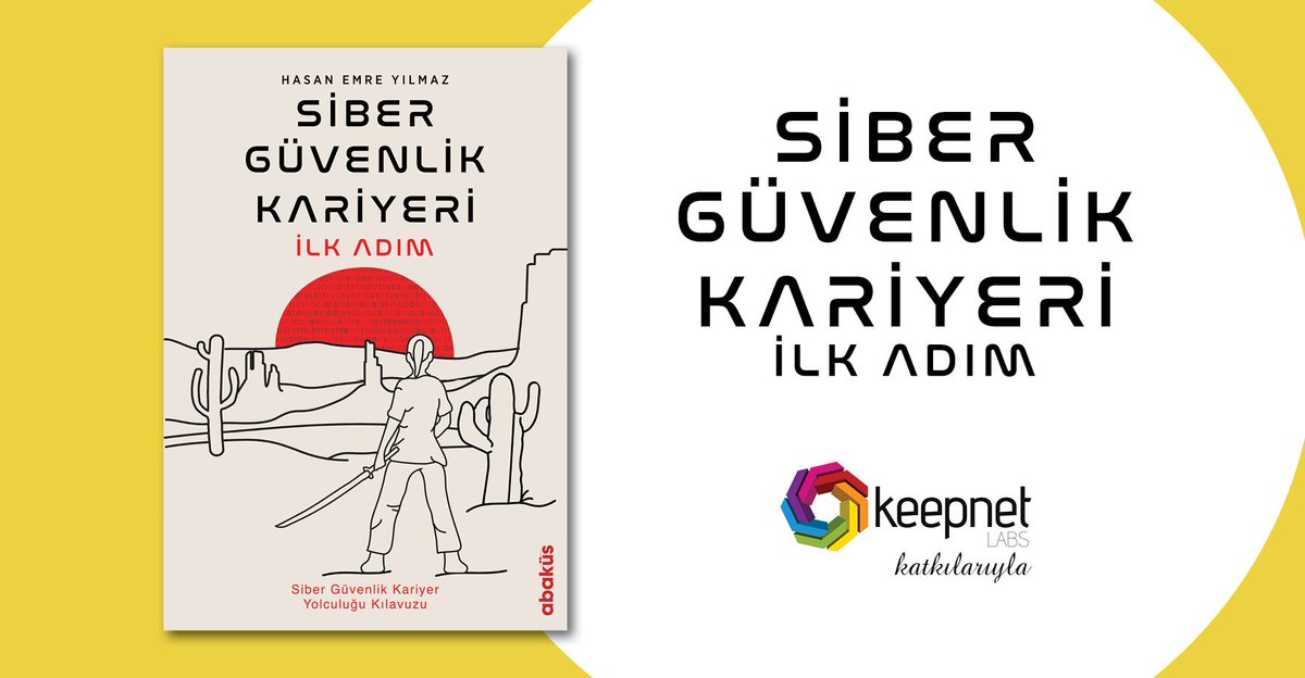 Siber_Bulten's tweet photo. Hasan Emre Yılmaz'ın yazdığı Abaküs yayınlar @abakuskitap  yayınlanan Siber Güvenlik Kariyeri kitabını hediye ediyoruz

Bu tweeti RT'leyip neden bu kitabı istediğinize dair kısa bir açıklamayı DM olarak atın kitabı kazanma şansını yakalayın!

BOL ŞANS https://t.co/GbkBlhxVkU