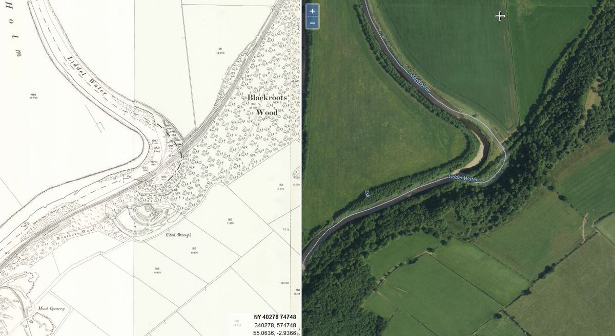A decision 160 years ago to save a bit of money could now keep lawyers very busy (and rich) indeed.If Scotland goes independent, a few yards of track in the middle of an English railway is now Scottish.Nightmare!5/5 https://maps.nls.uk/geo/explore/side-by-side/#zoom=16&lat=55.06014&lon=-2.93832&layers=168&right=BingHyb