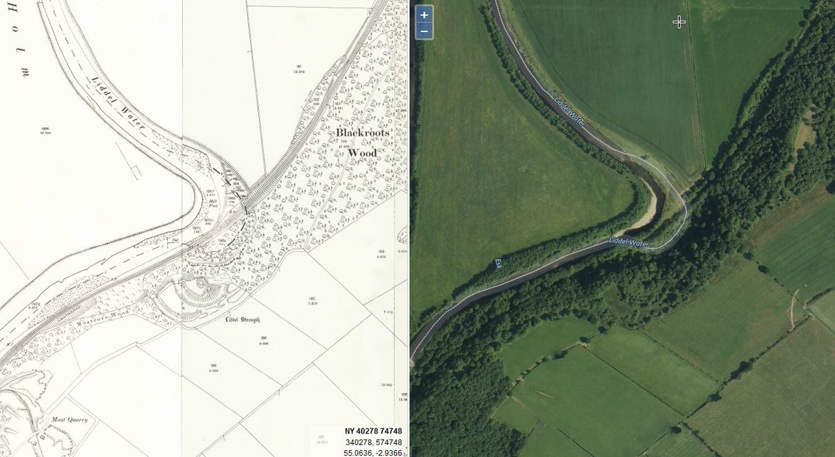 A decision 160 years ago to save a bit of money could now keep lawyers very busy (and rich) indeed.If Scotland goes independent, a few yards of track in the middle of an English railway is now Scottish.Nightmare!5/5 https://maps.nls.uk/geo/explore/side-by-side/#zoom=16&lat=55.06014&lon=-2.93832&layers=168&right=BingHyb