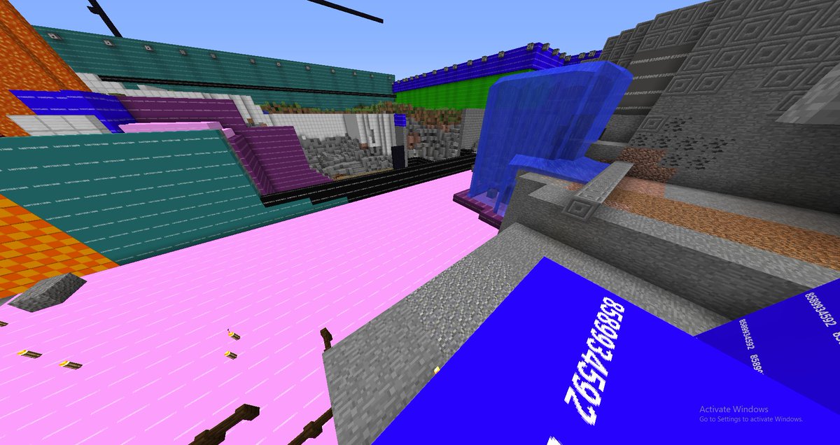 ThisCrash's tweet image. Blue sheep Spammed Scrap collector hack and tries to Break stone, Lets have some Stronger Tiles