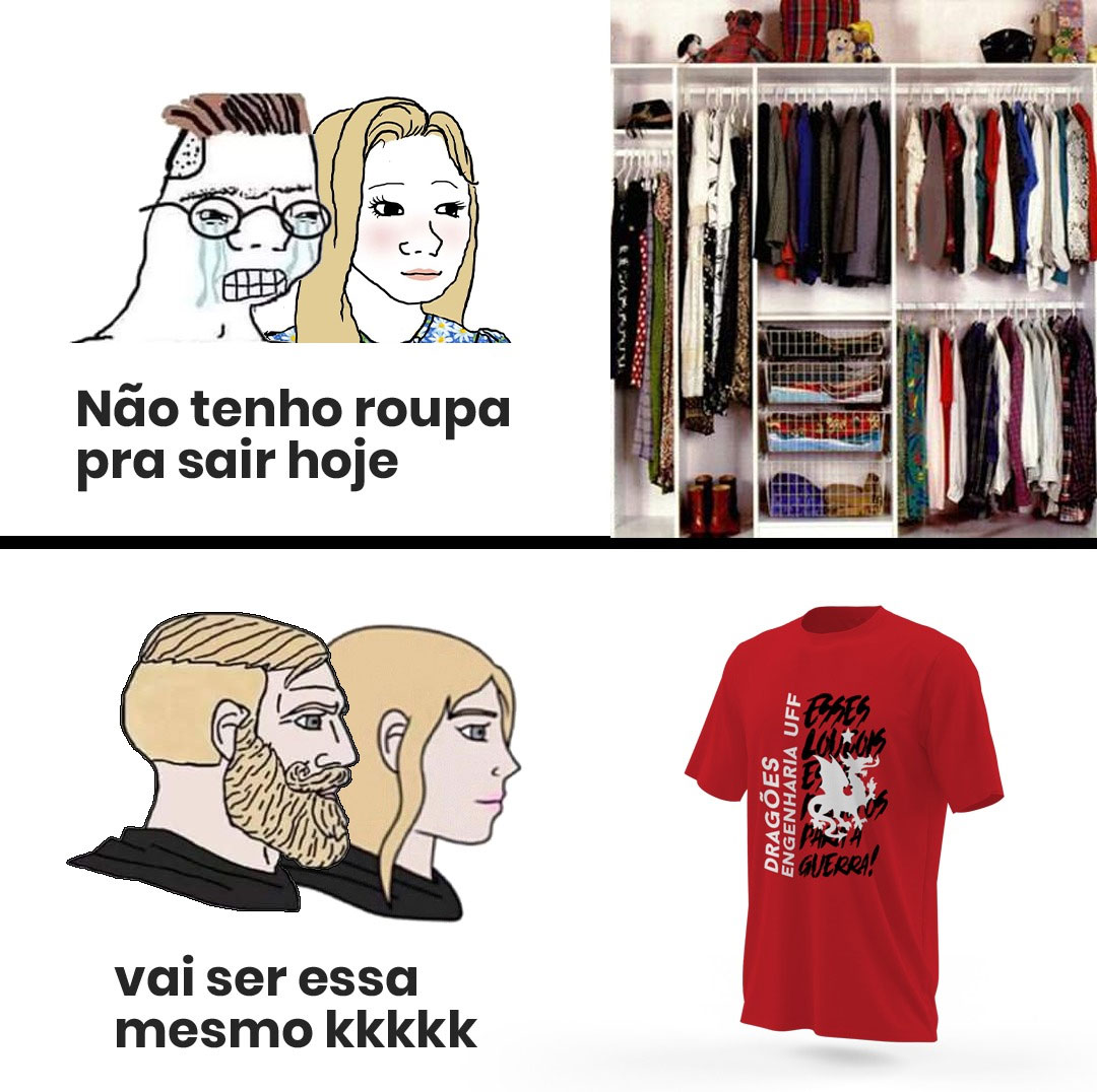Vocês quando saem/Eu saindo