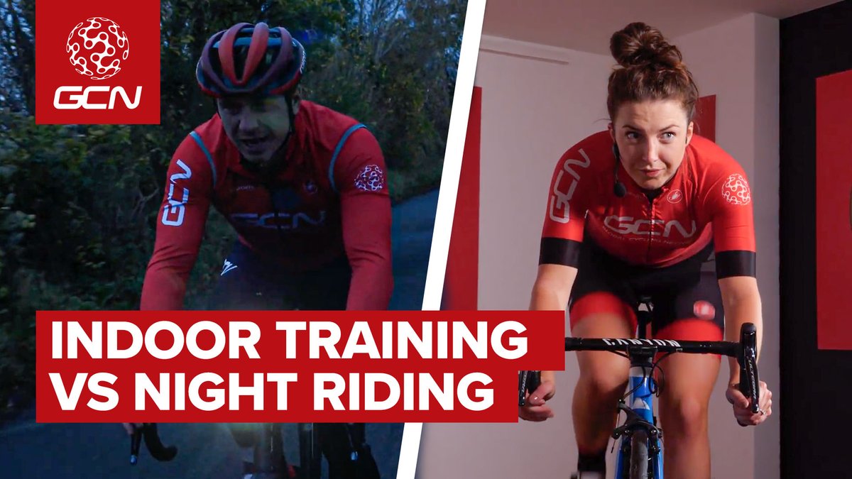 gcntweet's tweet image. As the winter approaches and the days get much shorter, cycling training becomes much more difficult. The cold winter months leave many riders with a dilemma - do you train indoors on the turbo, or brave the elements and go for a night ride?

Watch it 👉gcn.eu/indoorvsnight