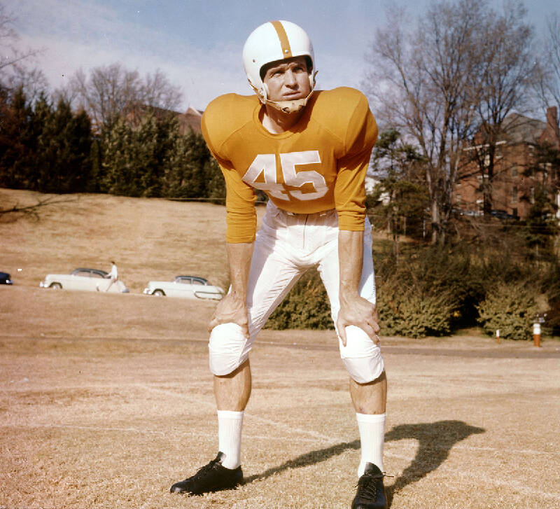 ..he had Tennessee as his top pick, so he came to Knoxville to record an interview with Vols head coach Johnny Majors. In '56 Majors finished 2nd to Hornung in the Heisman vote and it was (still is) controversial. Notre Dame was 2-8 while Tennessee was 10-1 and ranked No. 2...