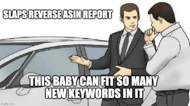 MEF8000's tweet photo. With all those new keywords that reverse ASINs will give you, you’ll want more cargo space.
Check out the latest episode of The PPC Den at https://t.co/FH2ZQaYAZm
 #amazonppc #amazonads #amazonbusiness #amazonadvertising #amazonfba #ppcmeme #ppcchat  #Amazon #amazonmarketing https://t.co/pZdiLGuVhF