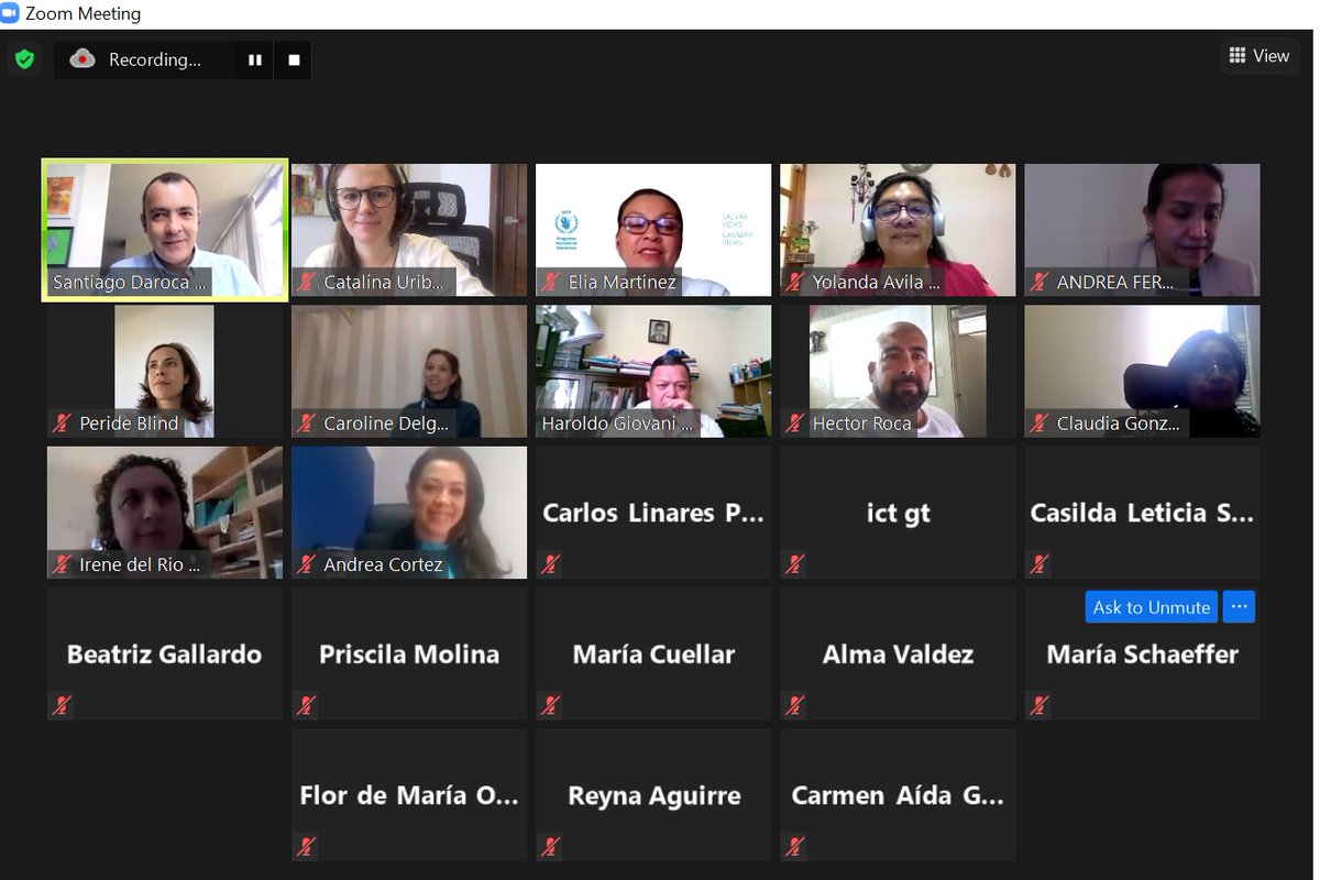 catasur's tweet photo. Today @ONUGuatemala, @Segeplan & @SIPRIorg discussed how to work on the #humanitarianDevelopmentPeace nexus, focusing on the experience of @WFP in El Salvador to tackle food insecurity and its effects on development and peacebuilding @WFPGuatemala @gogodaroca @LauraIMelo @RAriasD https://t.co/H9MnOnIZMC