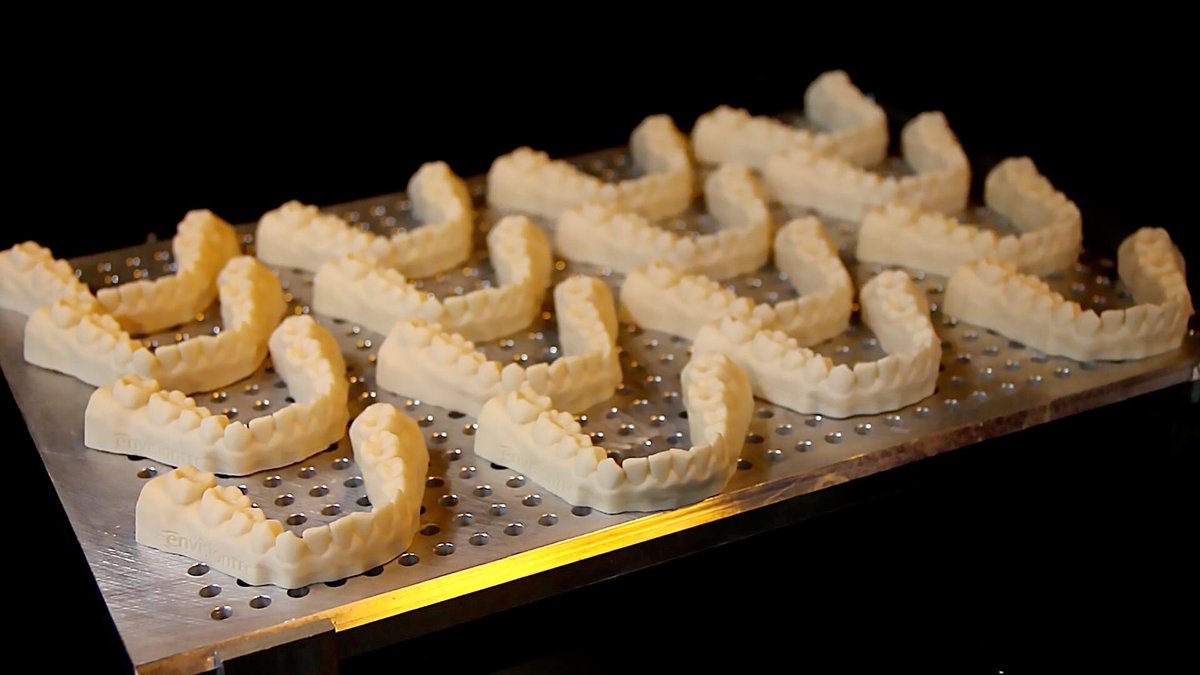 EnvisionTEC's tweet photo. For the production of #dental and #orthodontic models, #castables, appliances & restorations - choose #EnvisionTEC. #digitaldentistry #3Dprinting https://t.co/BLFC3jaZtT https://t.co/fgkG665FSJ