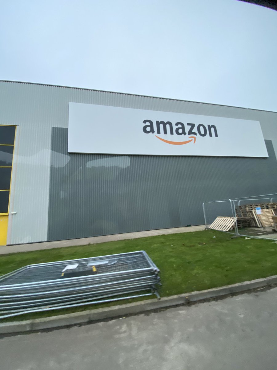 How the tables have turned. Amazon, your pallets will be delivered between 09:00 and 17:00. Not going to be in? Don’t worry we will throw them over the hedge out of view for you.  (FYI this is a joke. Amazon don’t have hedges so we left them under the mat) 😉