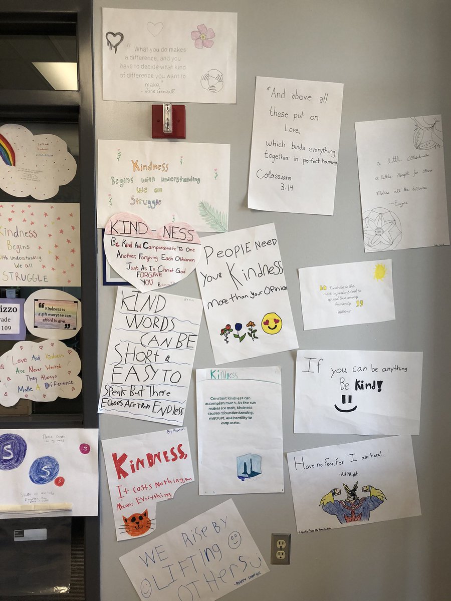 “Kindness is free...sprinkle it around like confetti!” #mertonint #mertonproud #WorldKindnessDay