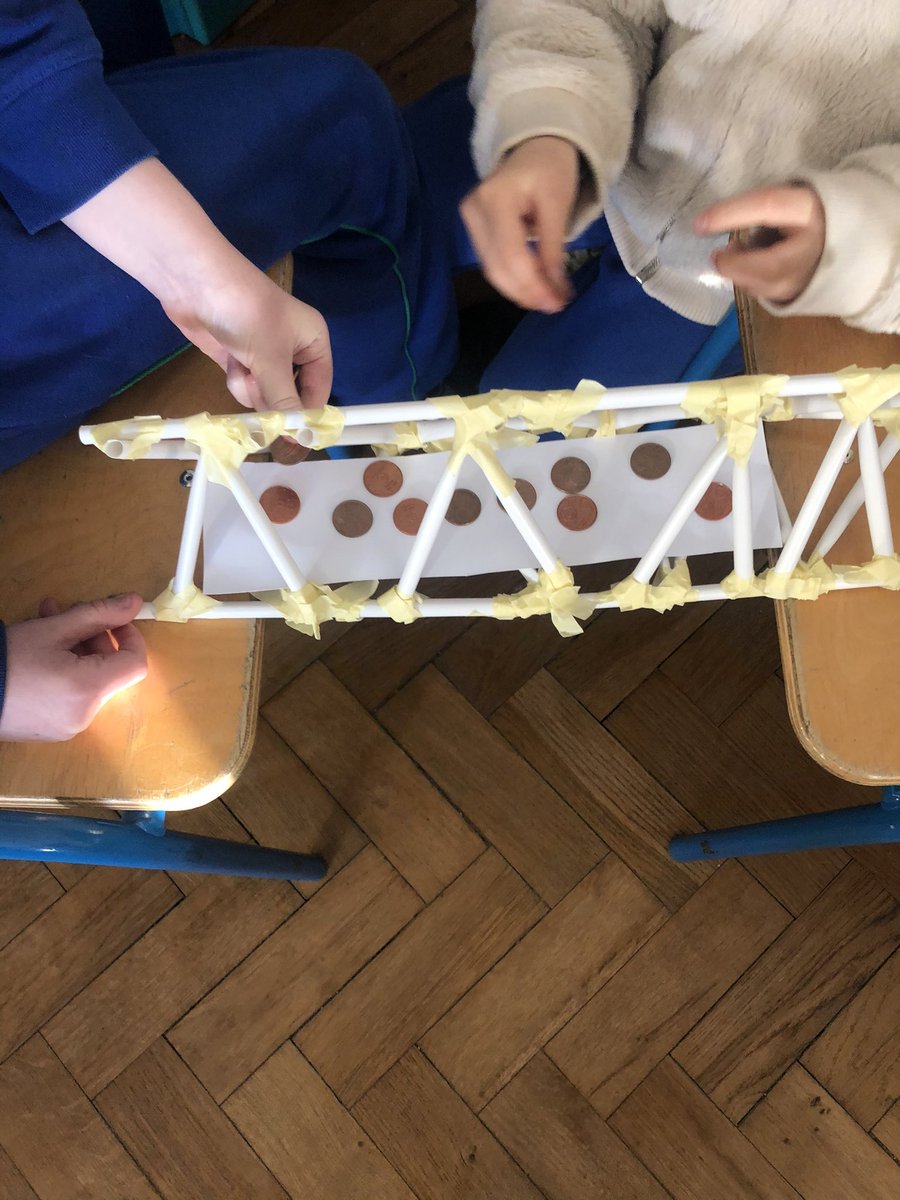 MsCoyles's tweet photo. Thanks to @ESBGroup for keeping us entertained this week for #ScienceWeek2020 with our @TheCuriosityBox. It was all hands on building very strong bridges. #generationtomorrow https://t.co/VXaeXDNDRR