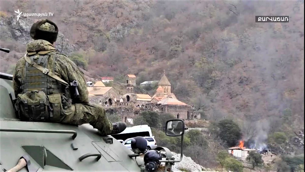 HovhanNaz's tweet photo. Dadivank, a burning house and a Russian peacekeeper

Azatutyun/@RFERL https://t.co/weEgIKpChf https://t.co/BtQ4Fw8HkX
