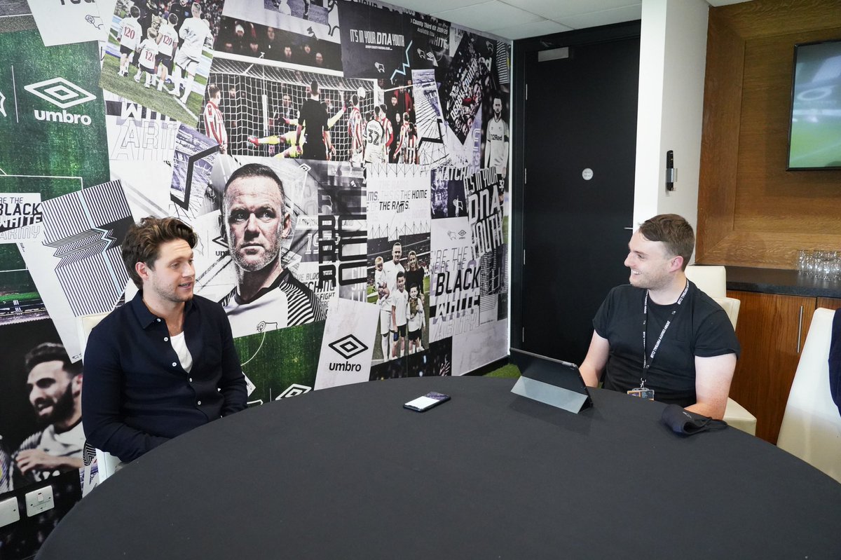 Good to spend half an hour chatting with <a href="/NiallOfficial/">Niall Horan</a> recently about Derby, his solo career and lockdown... 🗣💪