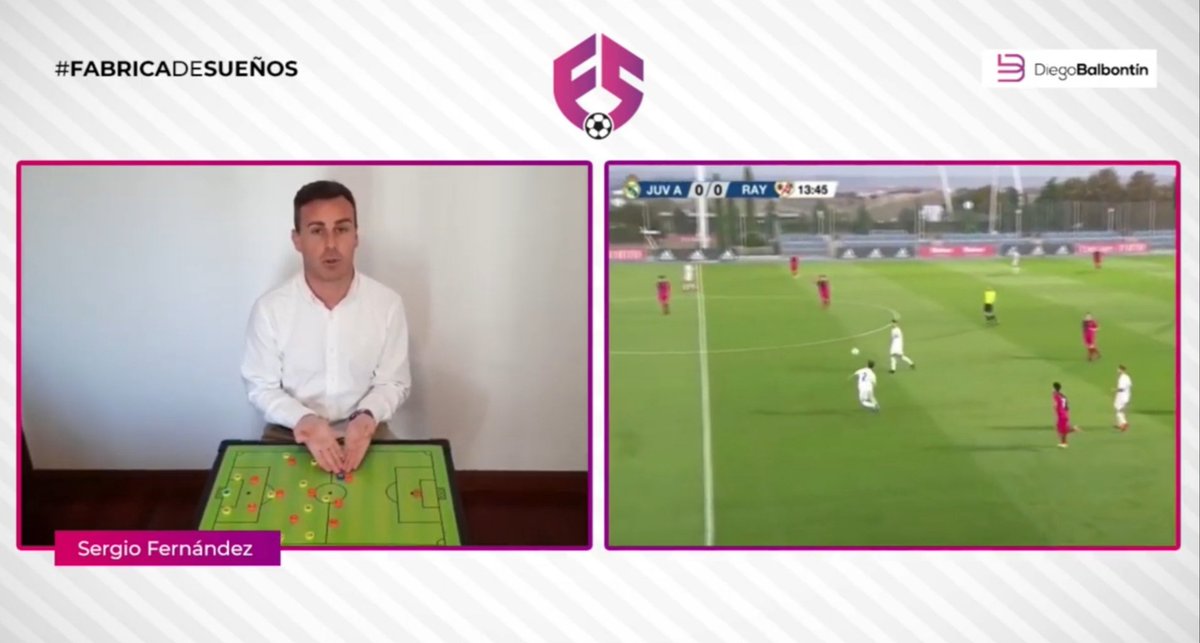 sesidiez's tweet photo. ➡️ Nuevo vídeo del programa "Fábrica de Sueños".

🙋🏼‍♂️ En "La Pizarra", analizamos la fase defensiva del Real Madrid Juvenil División de Honor. Pressing en bloque alto, 1.4.4.2 en rombo.

⚽️ También veréis a Miguel Palencia en "La Perlita". 

👉🏽 https://t.co/57o3bEa3bP https://t.co/Zv4fpBIT10