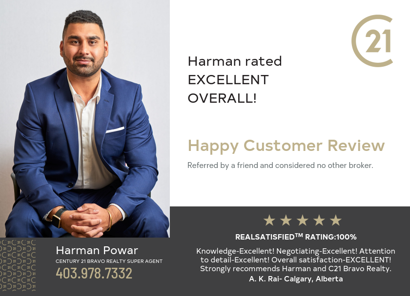 c21bravorealty's tweet photo. CONGRATULATIONS to our @c21bravorealty  #C21SuperAgent, #HarmanPawar  for this #StellarReview on RealSatisfied from a very #HappyCustomer! #Bravo, Harman!
#CalgaryRealtor #CalgaryHomes #NewHomeOwner #YYC #YYCrealtor #CalgaryRealEstate #WhyC21 #HomesCalgary #HappyCustomer https://t.co/DcBT9tbtYe