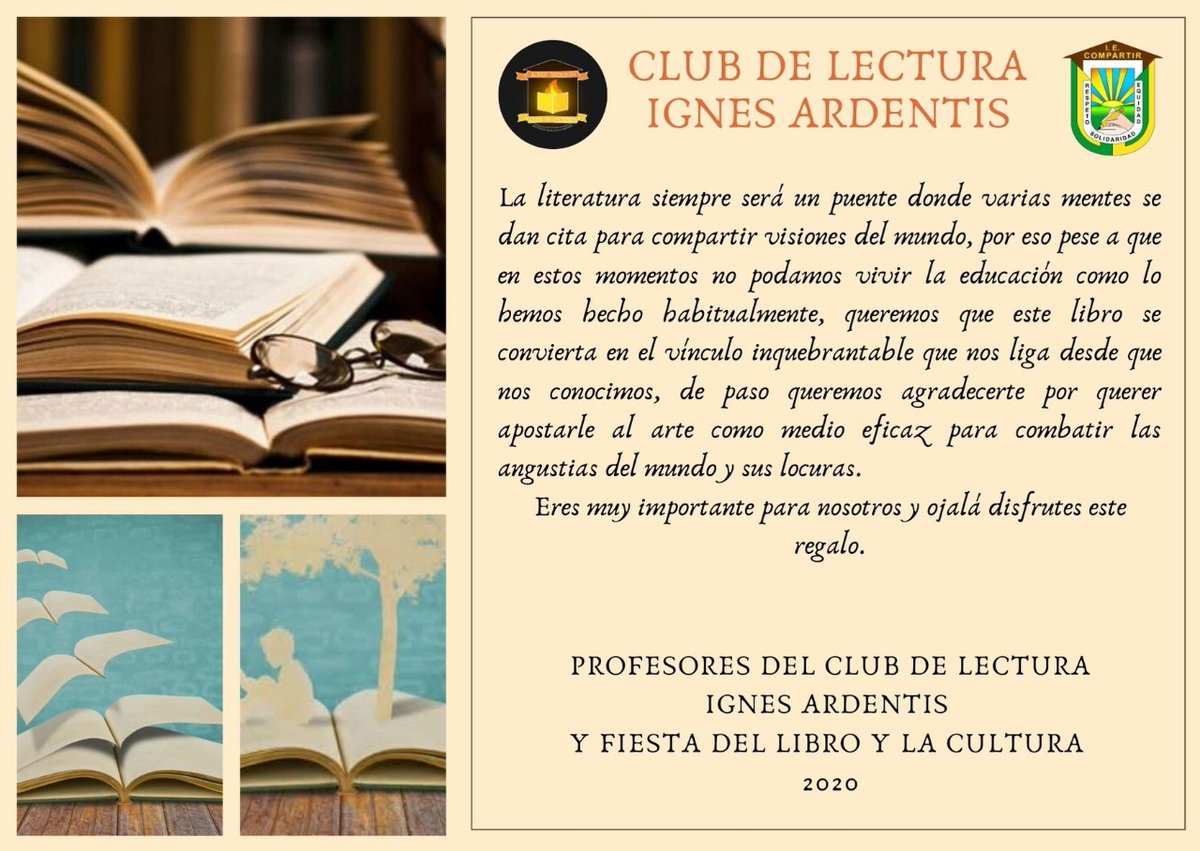 FiestaLibro's tweet photo. 😍El profesor James Toro, junto con otros docentes de la Institución Educativa Compartir, tienen el club de lectura «Ignes Ardentis». Desde los #EventosDelLibro hicimos entrega de «Los cuentos como son», y con este bello mensaje, los niños y niñas recibieron una hermosa sorpresa. https://t.co/4jBhvcX7rk