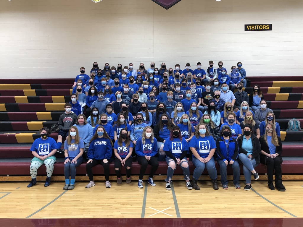 MVAOCOURams's tweet photo. Students from across the district wore blue to raise awareness for Type 1 Diabetes. https://t.co/JPxKYPgFvK