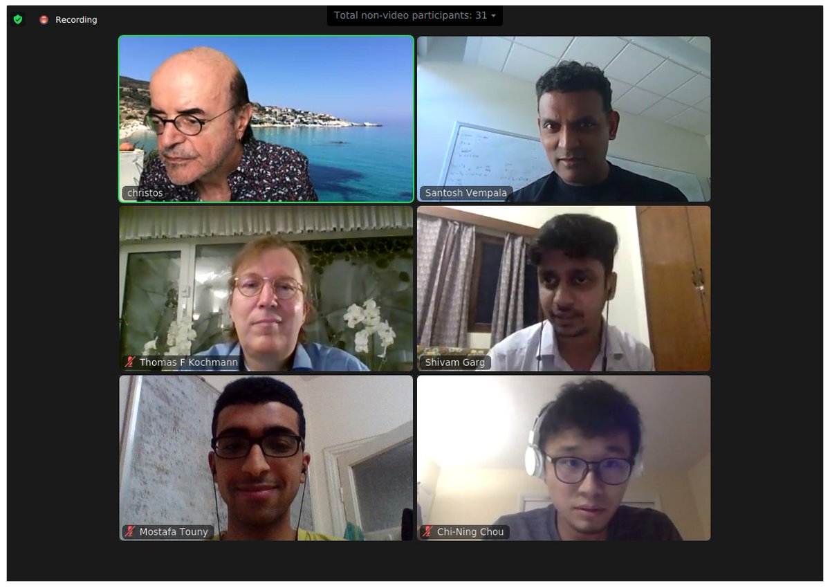 Mostafa_Touny's tweet image. Now, With the legend who works on expanding #ComputationalComplexity&apos;s applications, at #FOCS2020