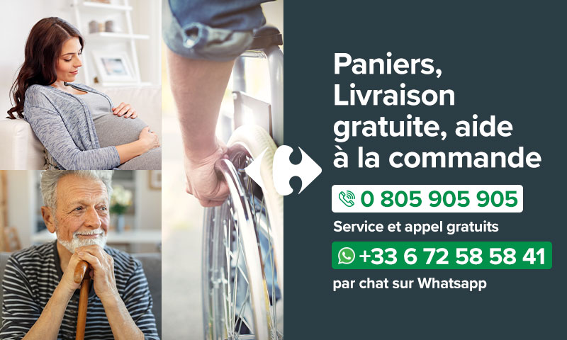 Vos grands-parents n’ont pas de solution pour se faire livrer ? 😔

Nous mettons en place des services dédiés pour eux 🙏  

Rendez-vous ici 👉 carrefour.fr/edito/livraiso…