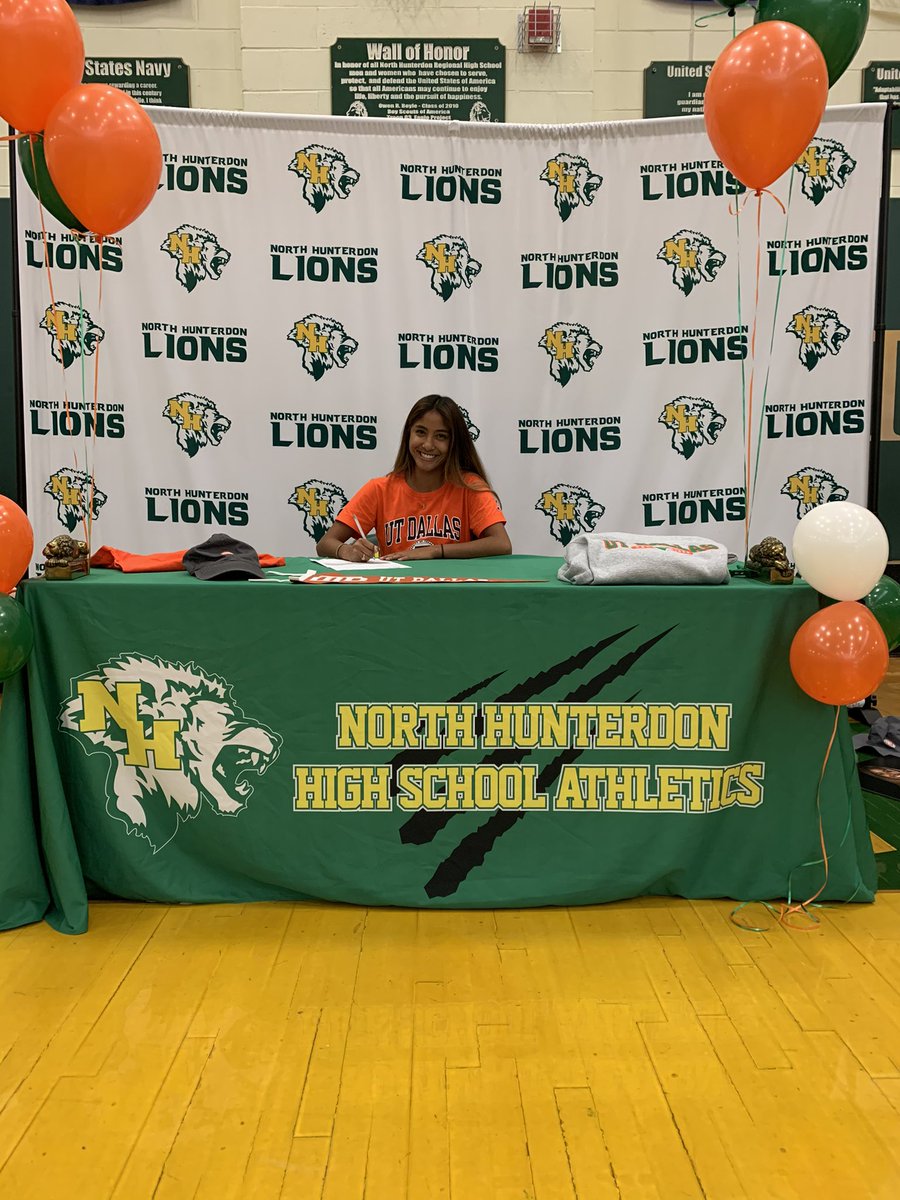 NH_GSoccer's tweet photo. Congratulations to Katie Sy for signing to continue her soccer career at University of Texas-Dallas! We wish you the best of luck Katie! @NHHS_Lions https://t.co/njJ4ulspVY