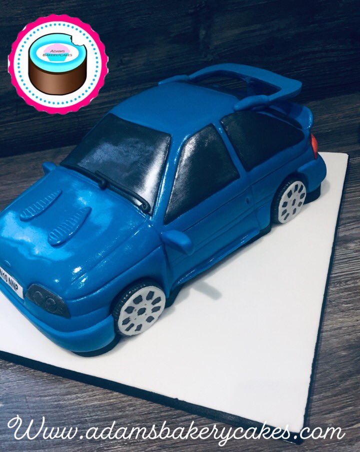 adamsbakerycake's tweet photo. !! 🚙 car cake 🎂!!
Ford cosworth rs shape cake made for a birthday celebration! 
Enjoyed this little beauty.. something a bit different! 
https://t.co/M0wTtMIboV #Sheffieldissuper #southyorkshire #cake #cakemaker #massaticino #cakeart #carcake #sheffield #smallbuisness https://t.co/wZs93eO5Hu