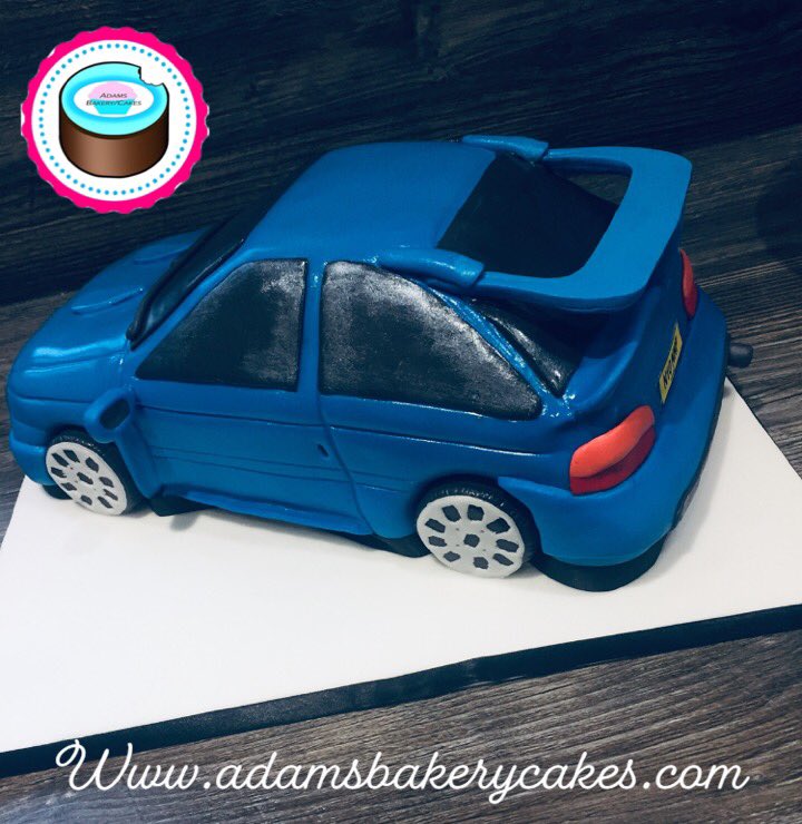 adamsbakerycake's tweet photo. !! 🚙 car cake 🎂!!
Ford cosworth rs shape cake made for a birthday celebration! 
Enjoyed this little beauty.. something a bit different! 
https://t.co/M0wTtMIboV #Sheffieldissuper #southyorkshire #cake #cakemaker #massaticino #cakeart #carcake #sheffield #smallbuisness https://t.co/wZs93eO5Hu