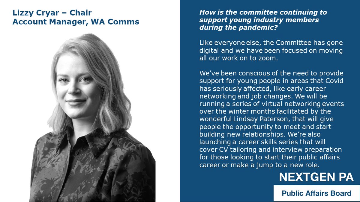 NGPAGroup's tweet photo. This week on #MeetYourCommittee, NextGen Chair @E_Lizzy_Beth  gives an snapshot of what we've been doing to try and continue to support young PA practitioners during the pandemic 

👀 Keep an eye out for some exciting things coming up with 
@Lindsayp333
 and 
@_I_have_a_voice
... https://t.co/PAAKH6HY7D