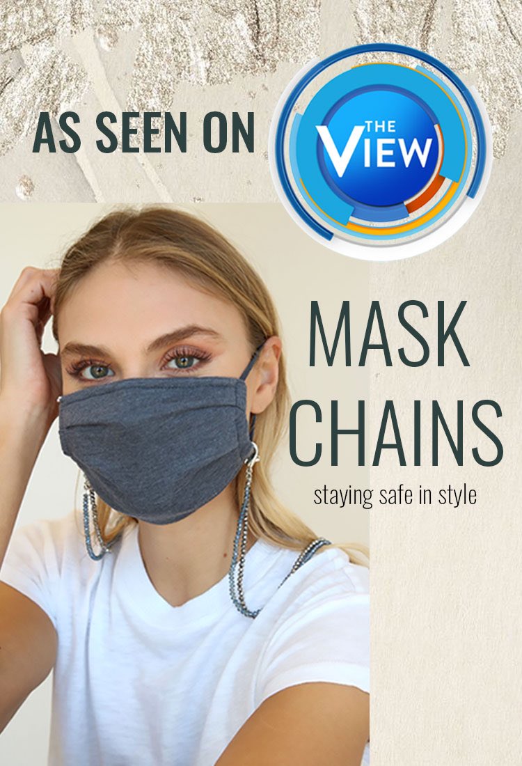 ShopMixology's tweet photo. Amazing news! Today us and our gorgeous mask chains were featured on @TheView ! Tap to shop our affordable, and trendy mask chains ! #shopmixology #theview #masks #maskchains https://t.co/VRh5O7XUWz https://t.co/BHiCXeWdyC