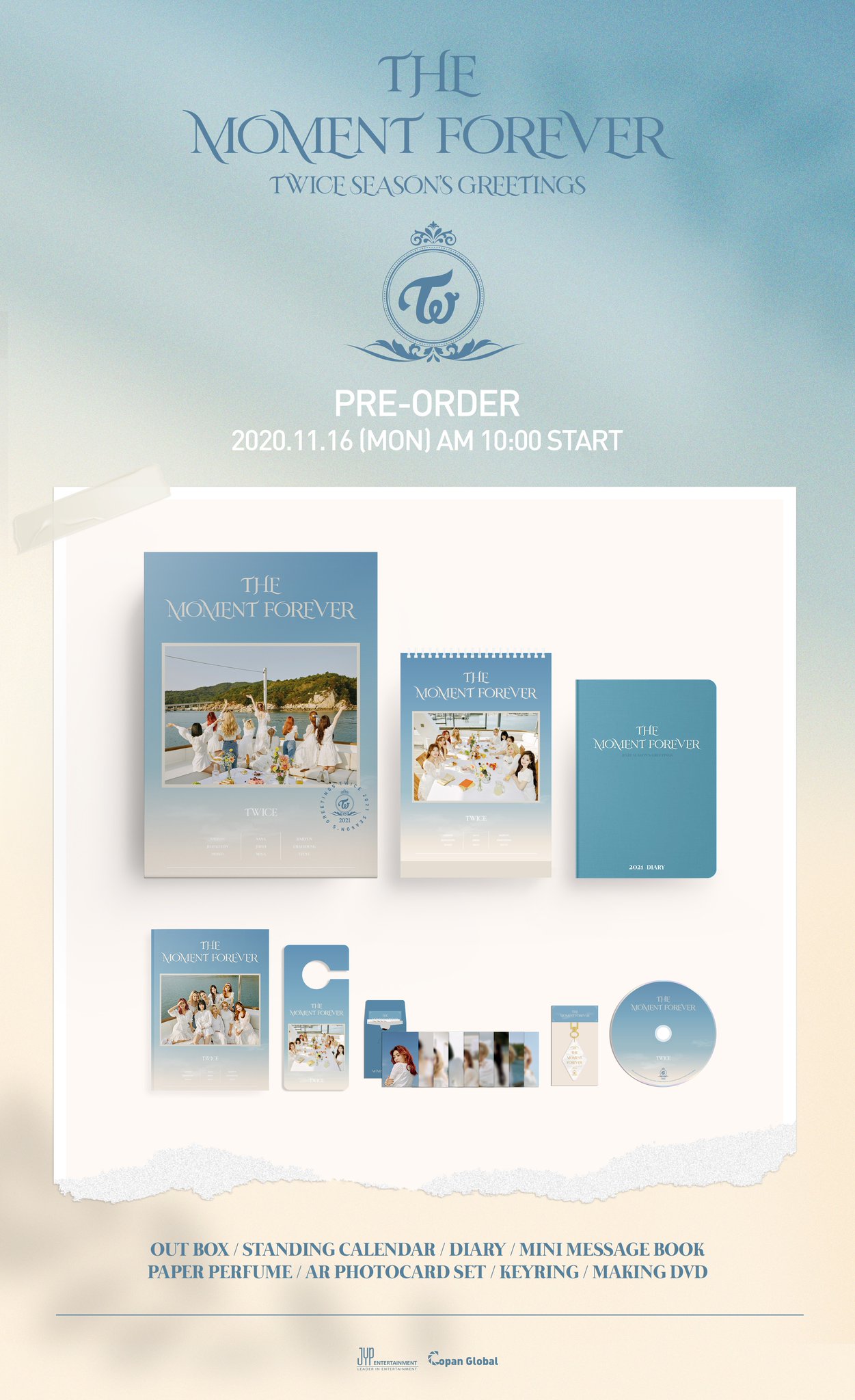 Twice 21 Season S Greetings The Moment Forever Celebrity Photos Videos Onehallyu
