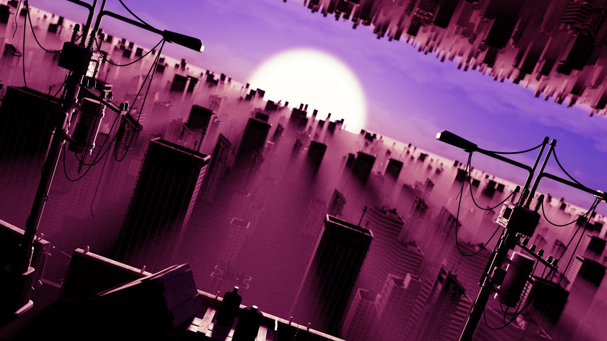 lightning5trike's tweet photo. My entry for @kitbash3d GAME DAY #KB3Dcontest #NeoCity (November 2020). Using the "Neo City Mini Kit". Not perfect but I had fun to make it. :) #blender #3D  #b3d #AffinityPhoto https://t.co/vpz3Arht9Y