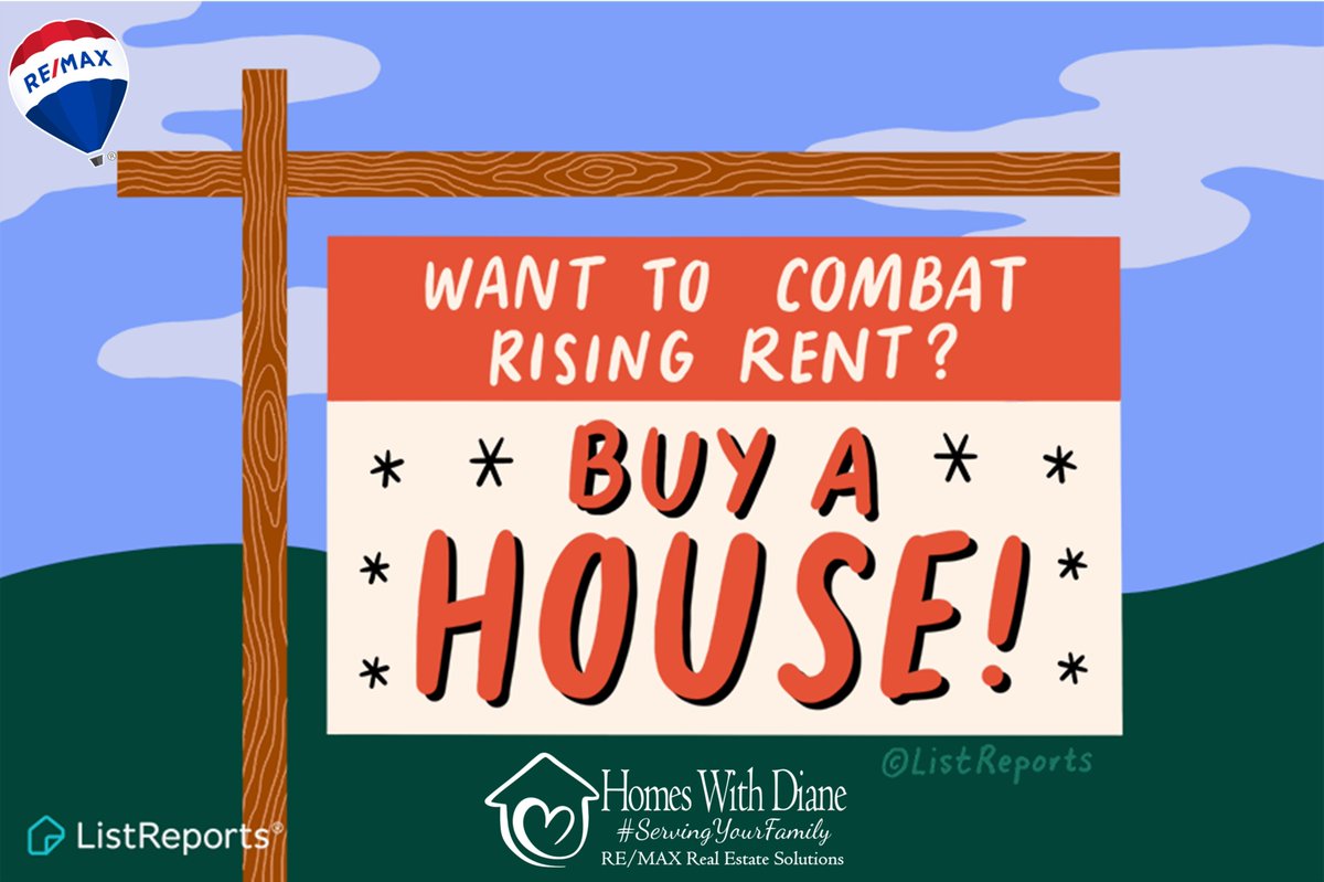 homeswithdiane's tweet image. 💸🏠 Rental rates are skyrocketing, while wages have remained largely the same for a very long time. Maybe it's time to ditch the lease and get into a home of your own!! 🏠💸 

#RentOrOwn #maybeitstime #HomeswithDiane #servingYOURfamily #remax #realtor #realestate #indiana