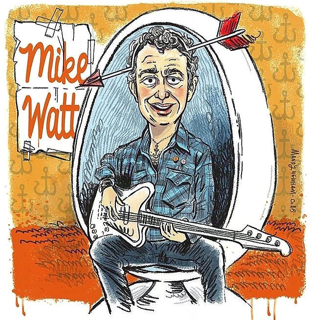 lefffffty's tweet photo. #otd: I got to draw the mighty #MikeWatt a few yrs back:) ...ha esp like the little chest hair curls🌀😂 // #SessionsfromtheBox // #bassist-extraordinaire #Minutemen #Firehose #TheStooges #BigWalnutsYonder // #postpunk-papa #illustration https://t.co/hp6ADkHut7