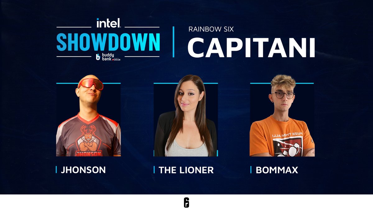 PGEsportsIT's tweet photo. Ed ecco svelati anche i 3 capitani che parteciperanno allo Showdown di Rainbow 6 durante la Milan Games Week!

Ti aspettiamo per la draft in live! 
📅Giovedì 19 Novembre ore 16:00 
📺https://t.co/RYifvvzSr0

#MGW2020 #IntelShowdown @Intel_Italia @mybuddybank https://t.co/6dosbO0ZQ5