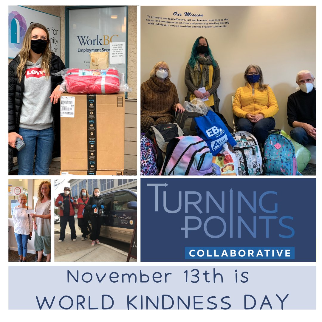 Today is World Kindness Day.

We shouldn't need a reason to act with kindness, but since it is here, let the day inspire you to act in kindness to someone, anyone. 

This year, right now, perhaps more than ever before, we need to show each other kindness.

#WorldKindessDay