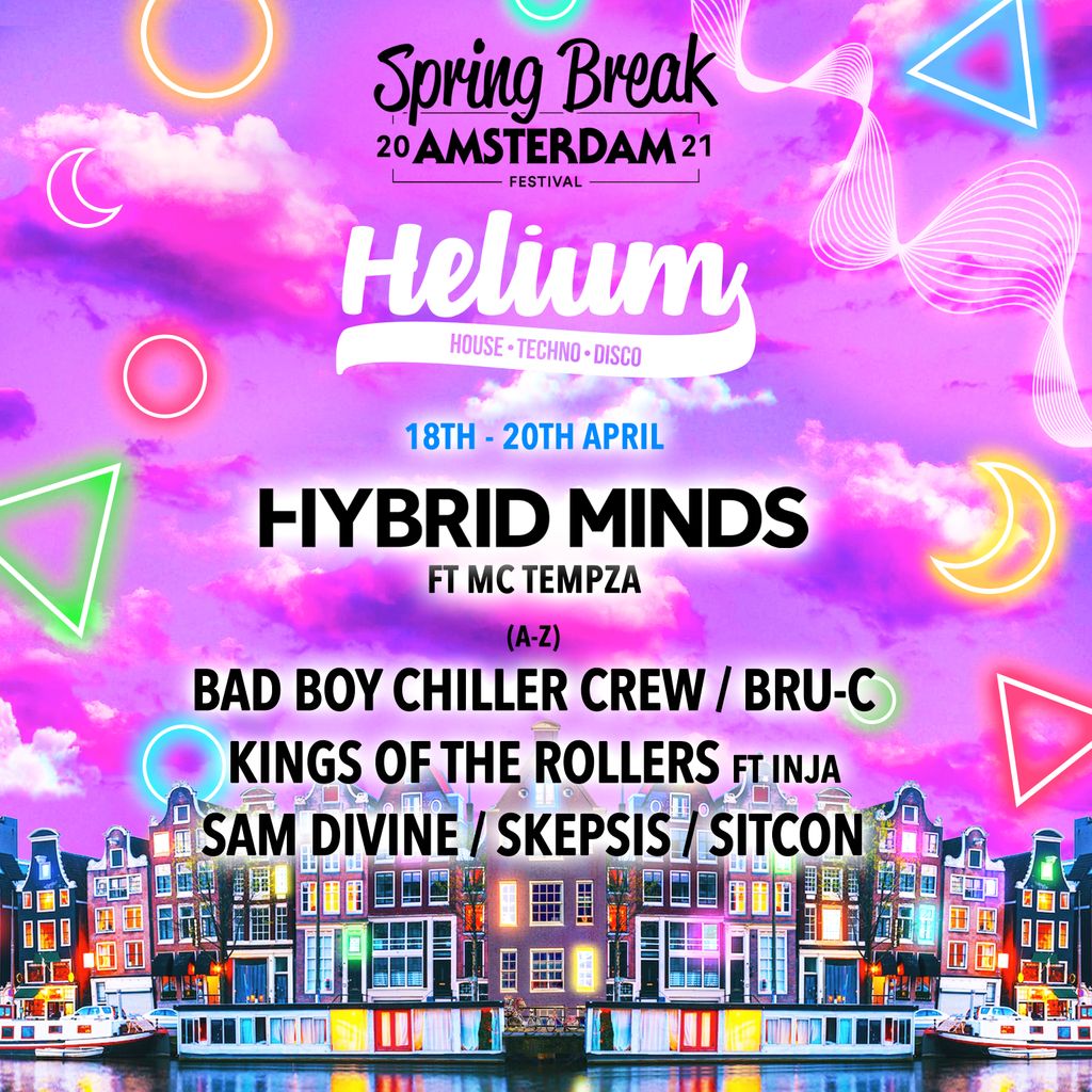 Heliumevents's tweet photo. We are delighted to announce Helium will be at SPRING BREAK AMSTERDAM 2021

Get earlybird tickets now for just £29 deposit, and first 15 get VIP FREE here!
https://t.co/4BFM985264 https://t.co/zFQVbJ27cz