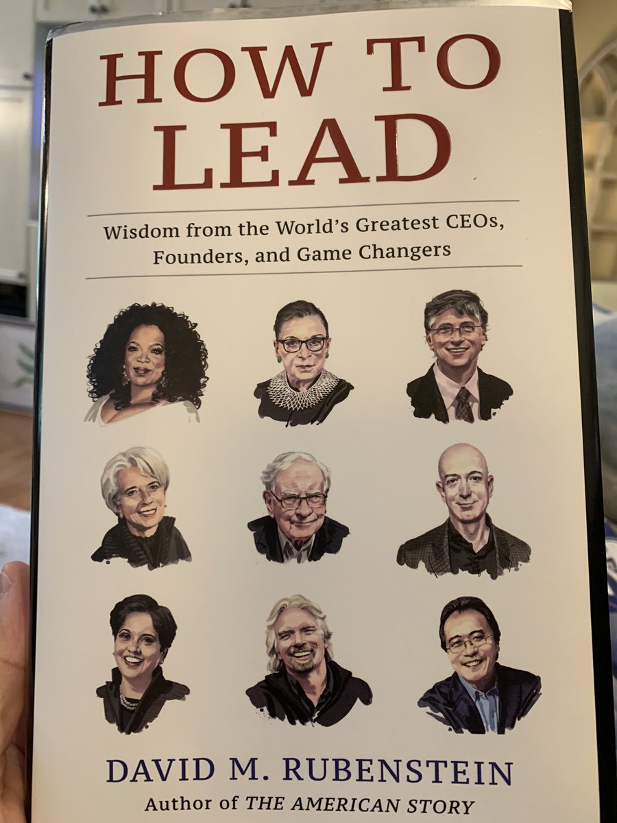 Thanks to David Rubenstein for quarantine book 📖 number 37. A must read to glean insight into what makes great 👍 leaders tick. <a href="/stacie_siers/">Stacie Flower Siers</a>  <a href="/rrsierssr/">Ron Siers, Sr.</a> <a href="/_SamuelLee/">Samuel ⛳️</a> #SCED101 #SCED200