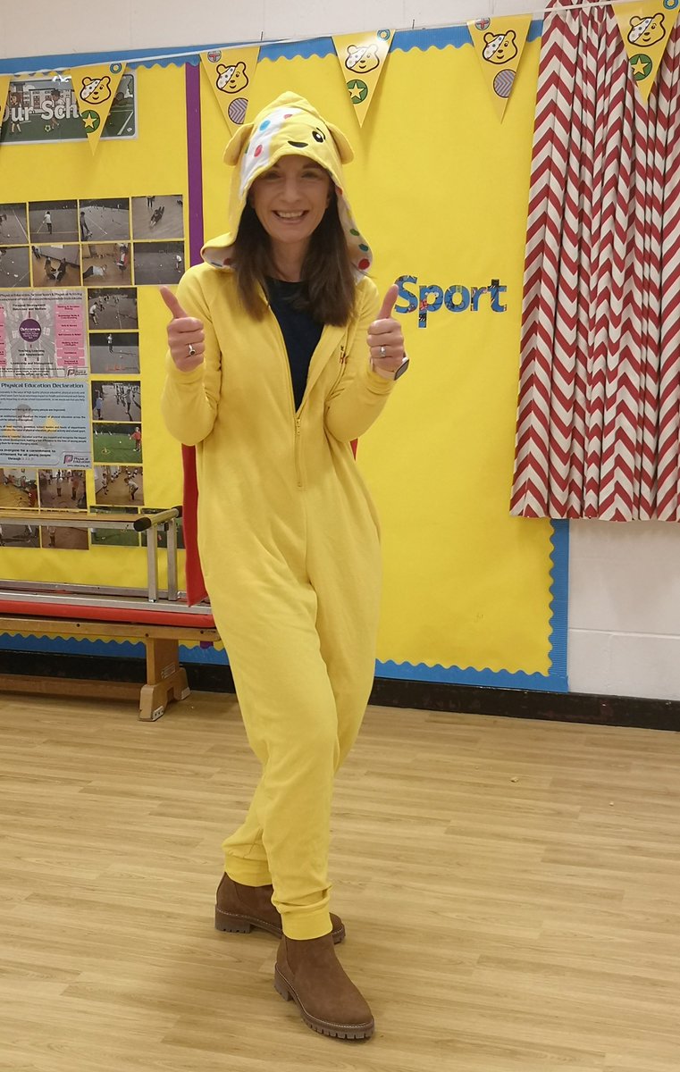Thanks to our fantastically generous families, staff and governors, we have already raised a staggering £625 for Children in Need today! With cash donations in quarantine, there's still more to come. Well done and thank you. #ChildrenInNeed