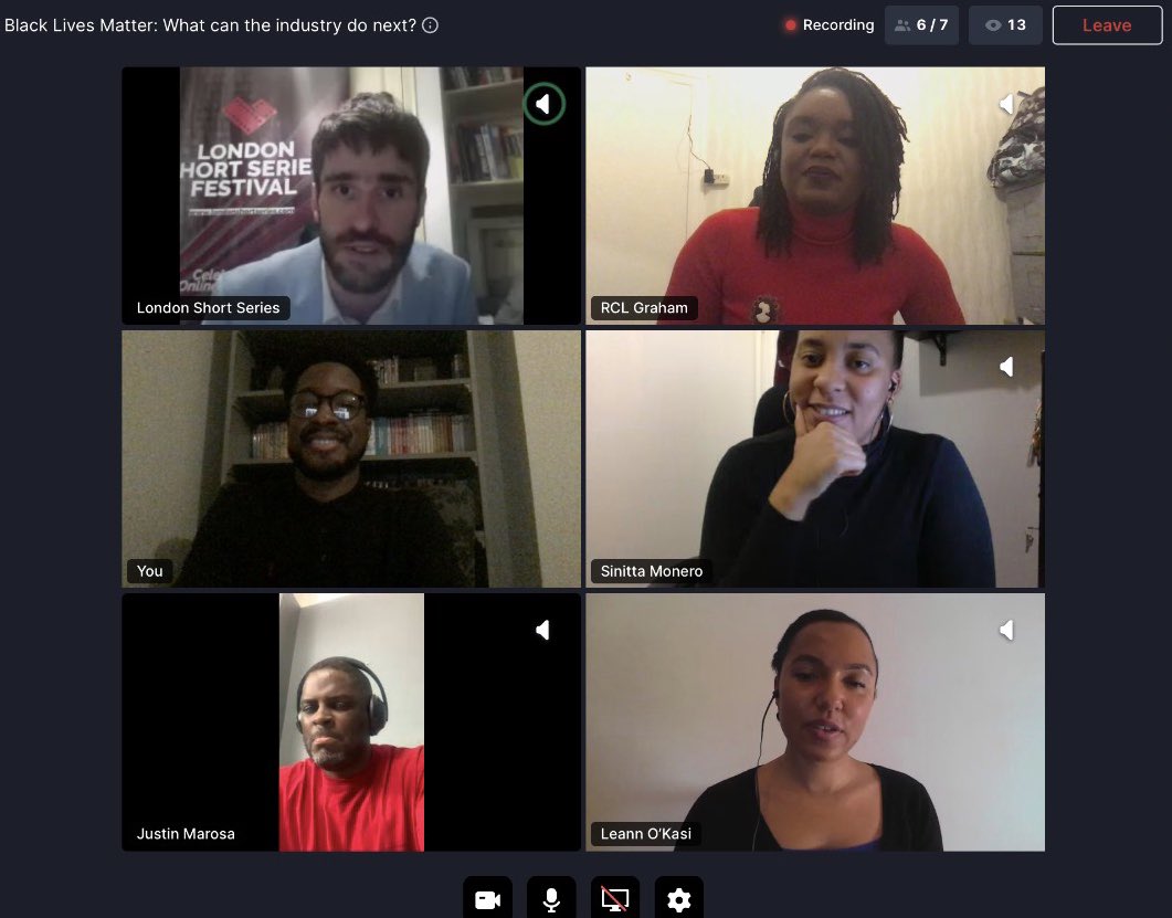 Thanks for having us <a href="/LondonSeries/">LondonShortSeries</a> ! We had a great discussion on BLM : What can the industry do next?