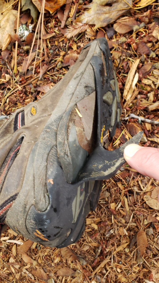 PWDenman's tweet image. @KEEN Suggestions for when the sole of your otherwise good boot separates from its body? #geartips #hikingproblems