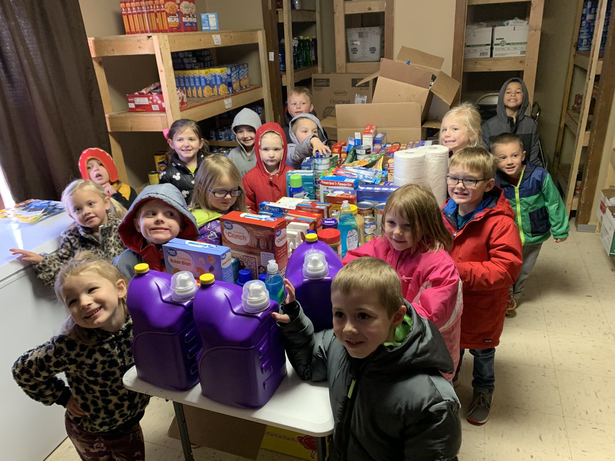 BIG Shoutout to Mrs. Windmiller's Preschool class for supporting the <a href="/CTLWillard/">CaretoLearn-Willard</a> Food Pantry! Her class brought in 172 Health, Hunger, &amp; Hygiene items and learned they too can make the world a better place! Thanks <a href="/WEEPrincipal/">Willard East</a>