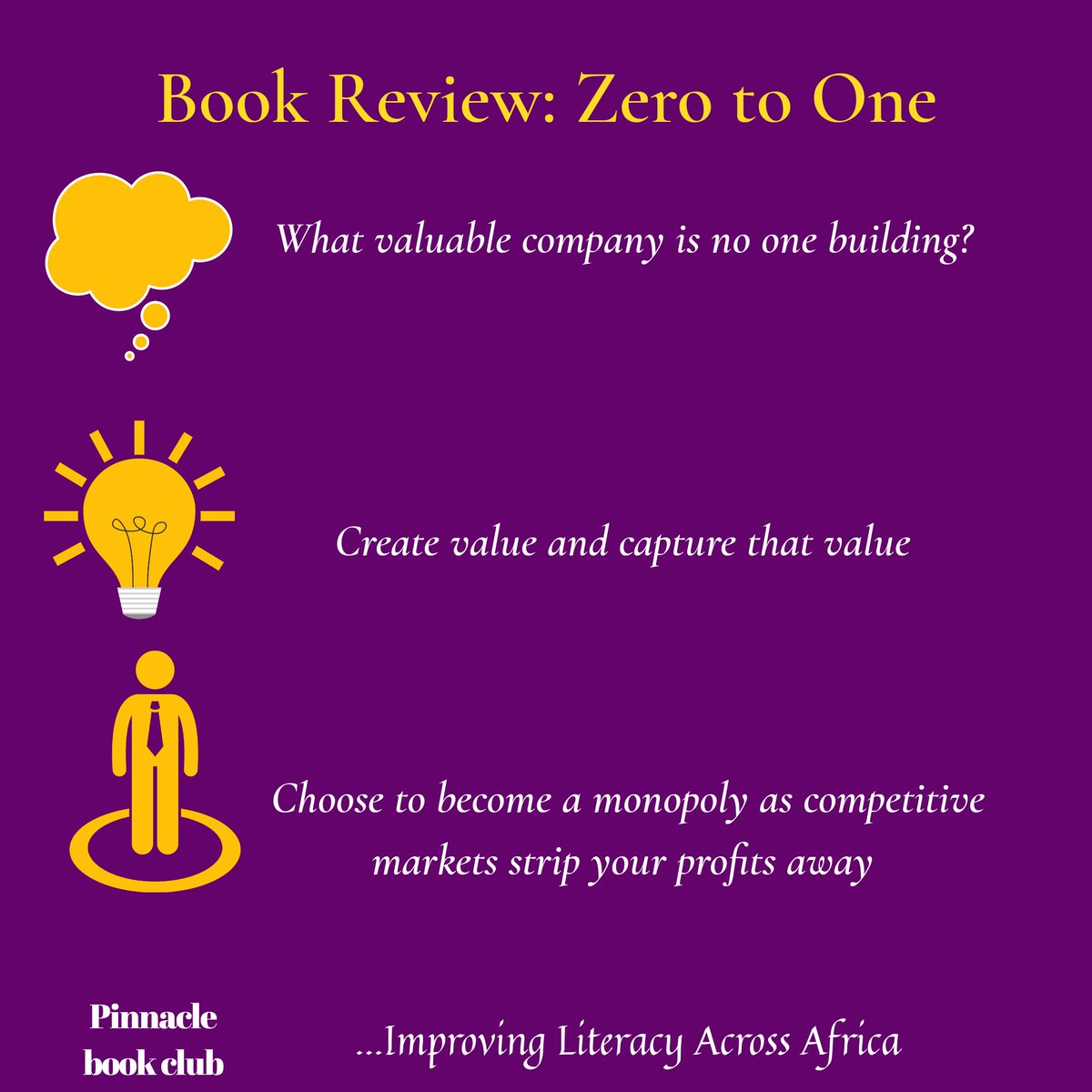 Pinnacle_books's tweet photo. Day 1  of Review
#ZerotoOne
#PeterThiel
#25bookchallenge https://t.co/kWcOCiVkHX