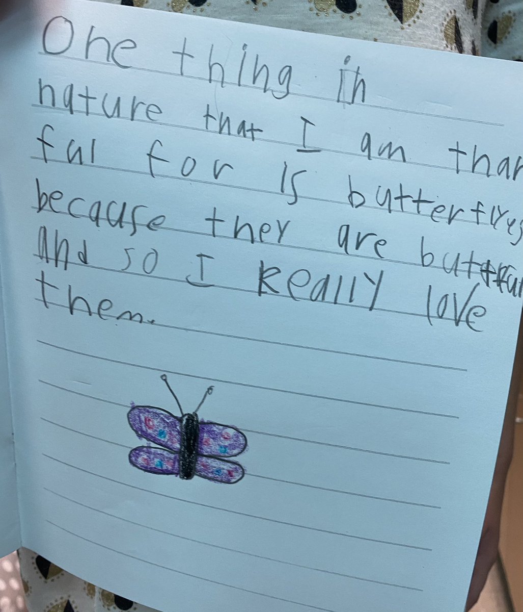 tracey_bleakley's tweet photo. Attitude of Gratitude- One thing in nature I am thankful for is... #EdThankful #1LISD #ParksideStrong https://t.co/oyrfXEc6vz