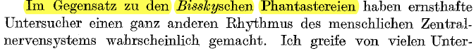 Here, a competitor named Bissky's work is dismissed as "phantasy" that wouldn't hold up to "serious investigators". Hit 'em up, Hans. 16/N