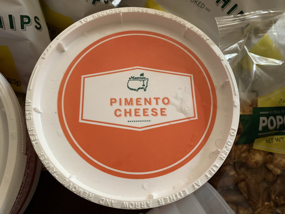 When you can’t be at the Masters, you bring the Masters to you!  #tasteofthemasters #themasters #AugustaNational #pimentocheese