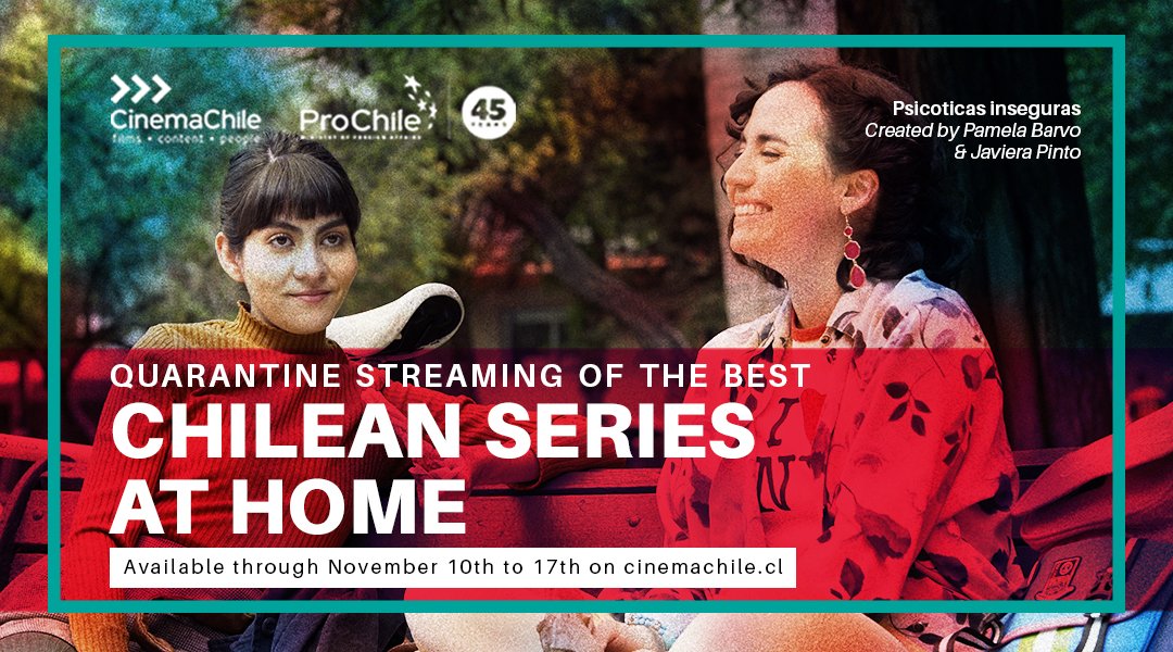 "Insecure Psychotics" is one of the most popular Chilean web series that has resonated with audiences in recent years. <a href="/_psicoticas/">Psicóticas Inseguras</a> is back for a celebrated second season and is available on this week's edition of Chilean Series at Home from <a href="/cinemachile/">Cinemachile</a>.