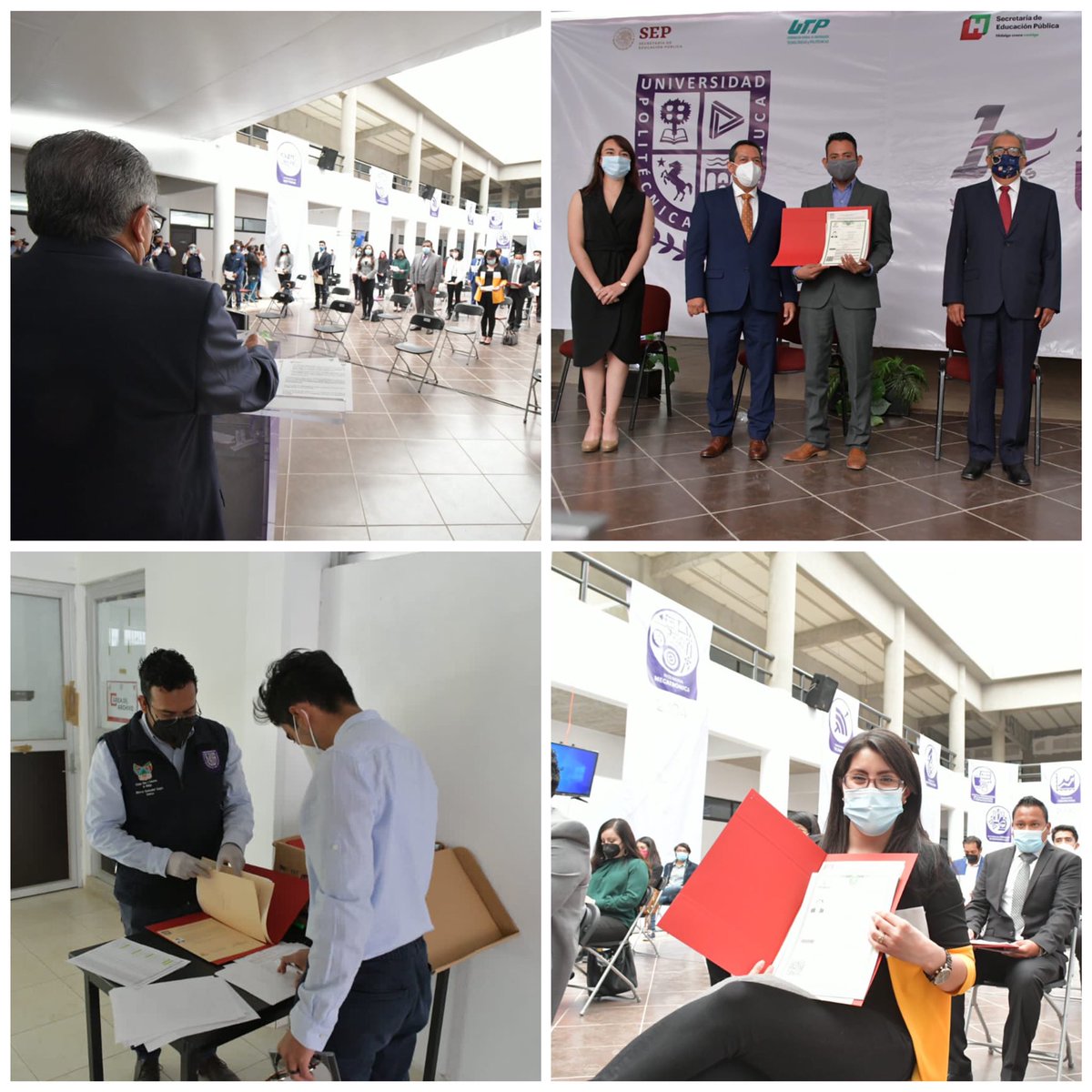 SEPHidalgo's tweet image. La Mejora Regulatoria en la expedición de títulos profesionales y de grado, implementada por el Gobernador @omarfayad, permitió hoy la entrega de 793 títulos a alumnos y alumnas de licenciatura y posgrado en la @UPPachuca.