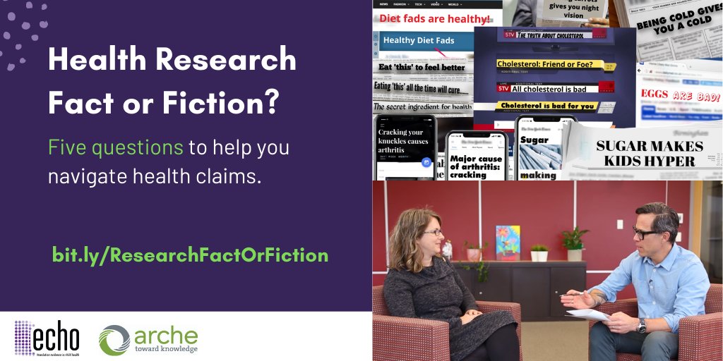 TREKKca's tweet photo. Health news is everywhere. What’s true? What’s fake? 

Learn what five questions you can ask to help you navigate #HealthClaims by watching @echoKTresearch’s new video with @CaulfieldTim!

https://t.co/W76Efrdj58

#UnderstandingHealthResearch #ClickBait https://t.co/gBZxOrZggk