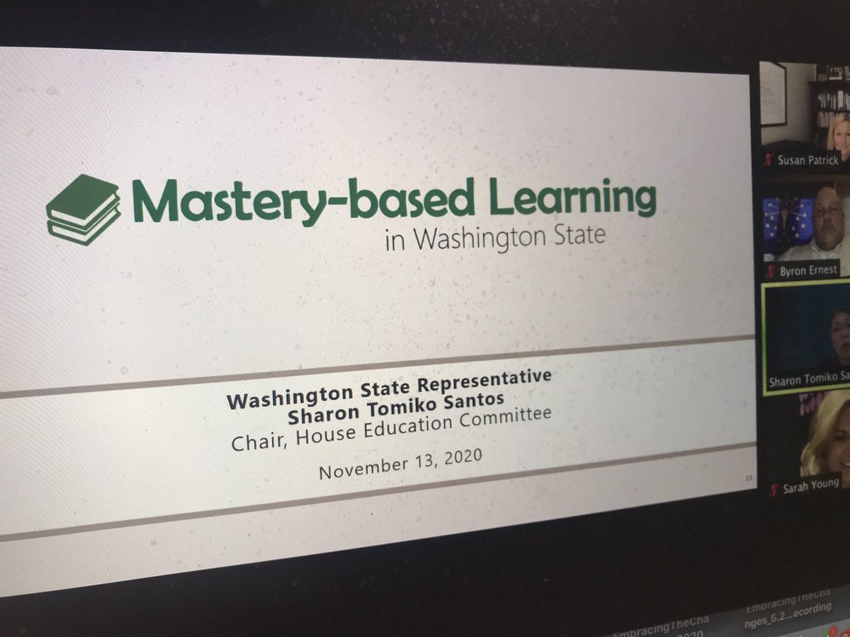 ByronErnest's tweet photo. “Our children are not widgets!”Hearing from Sharon Tomiko Santos about Washington state’s work on mastery-based learning at the @Aurora_Inst 2020 National Policy Forum. #aurora2020 #learningtogetherapart https://t.co/aCgYDQNlPh