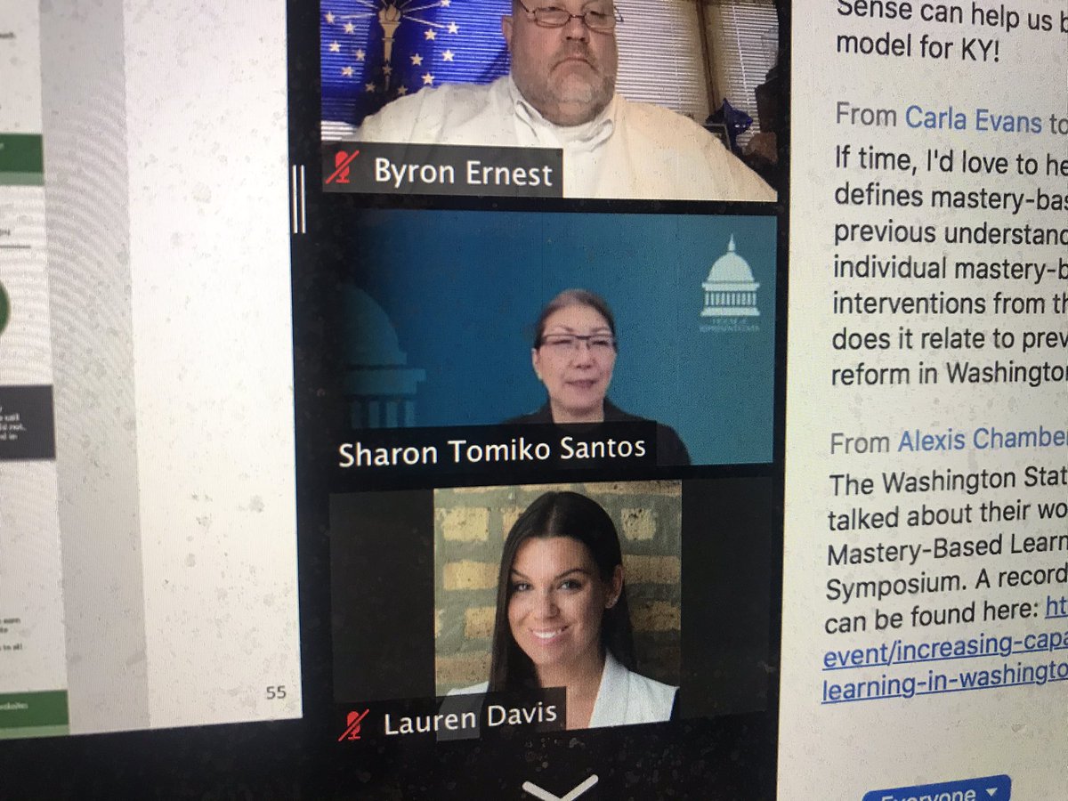 ByronErnest's tweet photo. “Our children are not widgets!”Hearing from Sharon Tomiko Santos about Washington state’s work on mastery-based learning at the @Aurora_Inst 2020 National Policy Forum. #aurora2020 #learningtogetherapart https://t.co/aCgYDQNlPh