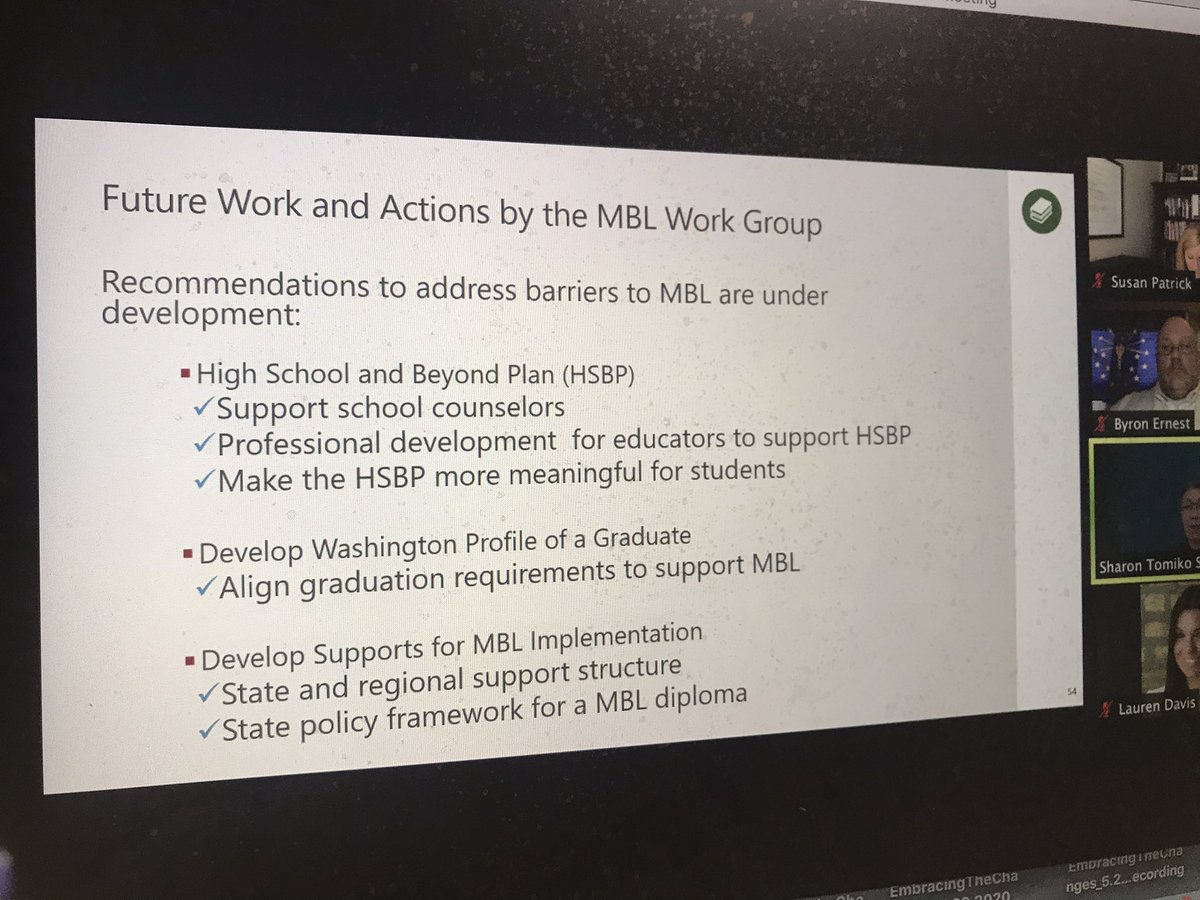 ByronErnest's tweet photo. “Our children are not widgets!”Hearing from Sharon Tomiko Santos about Washington state’s work on mastery-based learning at the @Aurora_Inst 2020 National Policy Forum. #aurora2020 #learningtogetherapart https://t.co/aCgYDQNlPh