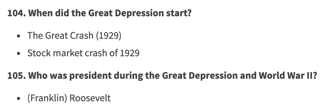 new questions about Great Depression